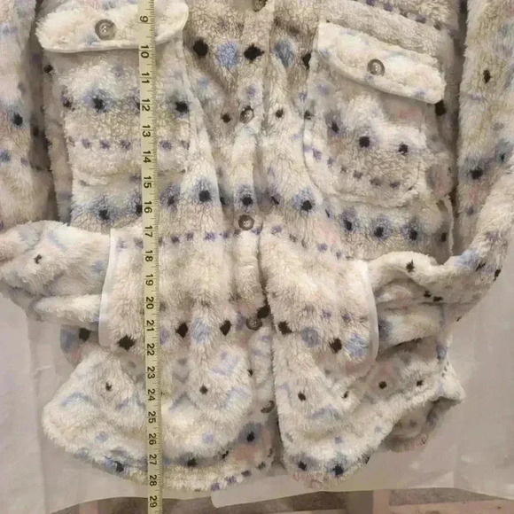 Cozy Arizona Jean Sherpa Jacket Size Large Aztec - Picture 7 of 7
